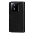 Etui z klapką do Xiaomi 13T / 13T Pro, Butterfly, czarne