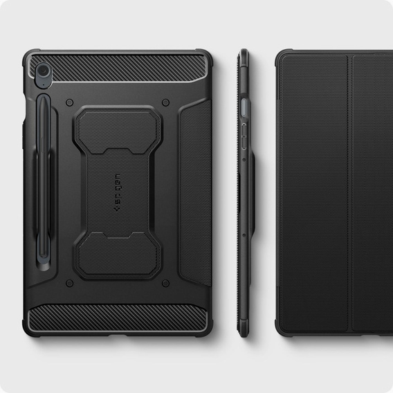 Etui Spigen do Samsung Galaxy Tab S10 Lite / S9 FE, Rugged Armor Pro, black