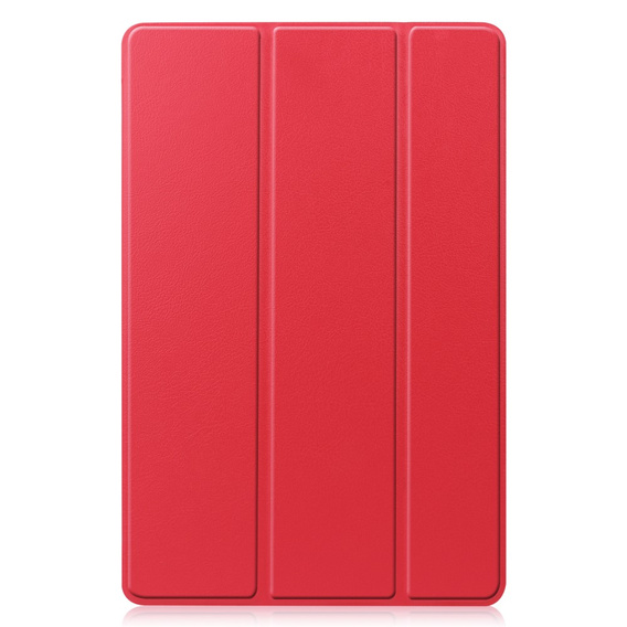 Etui do Samsung Galaxy Tab S9 FE / S10 FE, Tri-fold, z miejscem na rysik, czerwone