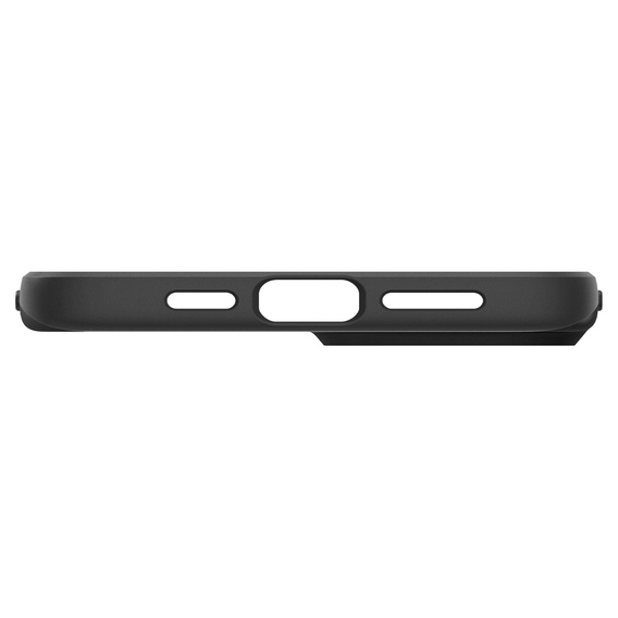 Etui Spigen do Apple iPhone 15, Thin Fit, Czarne + Szkło