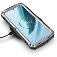 Etui pancerne do Samsung Galaxy S25+ Plus, R-JUST, srebrne