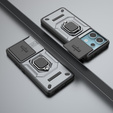 Etui KickStand Camera Lens do Xiaomi Redmi Note 13 Pro 5G, szare