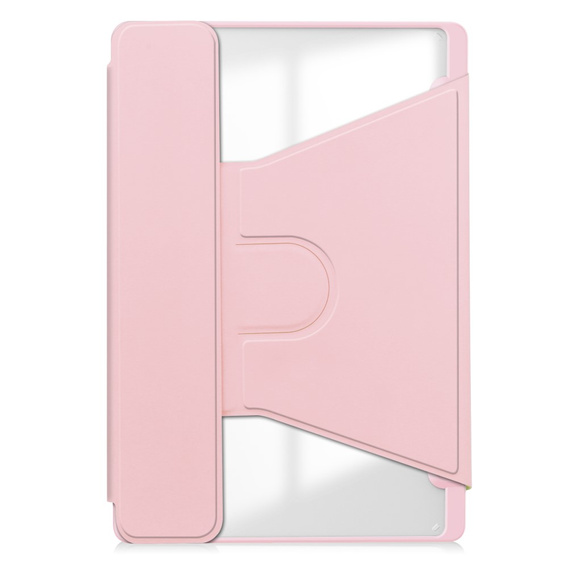 Etui z klawiaturą do Samsung Galaxy Tab S6 Lite 10.4" 2020/2022/2024, Rotary 360° Leather, różowe rose gold