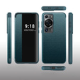 Etui do Huawei P60 Pro, z klapką Side View, niebieskie