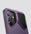 Etui do Samsung Galaxy S25, Suritch Shockproof, do MagSafe, fioletowe