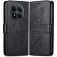 Etui z klapką do Xiaomi Redmi Note 15 Pro 4G, Butterfly, czarne