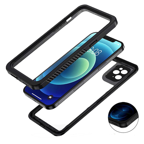 Etui Wodoodporne IP68 do iPhone 11 Pro Max, czarne