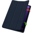 Etui do Samsung Galaxy Tab S10 FE+ Plus, Smartcase z miejscem na rysik, granatowe