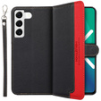 Etui Wallet do Samsung Galaxy S22+ Plus 5G, KHAZNEH RFID, Dual Color, Black