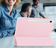 Etui do Samsung Galaxy Tab S10 FE+ Plus, Smartcase z miejscem na rysik, różowe