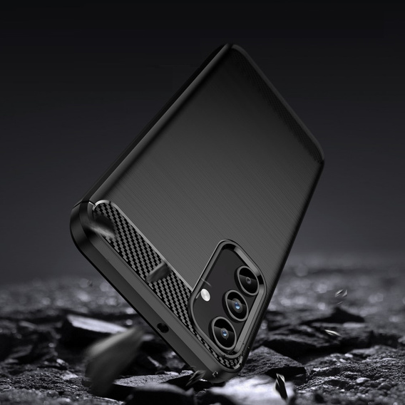 Etui do Samsung Galaxy A15 4G / 5G, Carbon, czarne