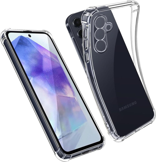 Etui do Samsung Galaxy M55 5G, Dropproof, przezroczyste