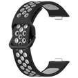 Pasek Silikonowy do Huawei Watch Fit 4 / 4 Pro / 3, Czarny / Szary