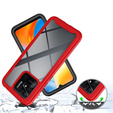 Etui do Xiaomi Redmi 10C, Shockproof, z folią, czerwone