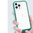 Etui ERBORD do iPhone 13 Pro, Hybrid Frame, Dark Green