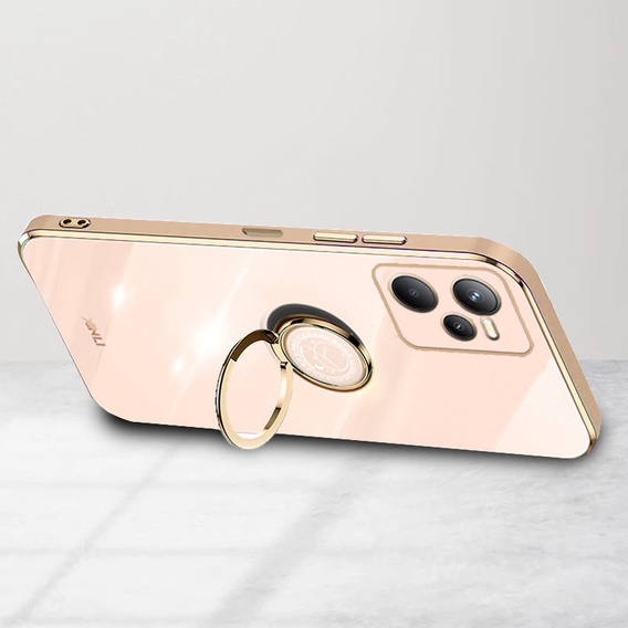 Etui do Realme C35, Electro Ring, różowe