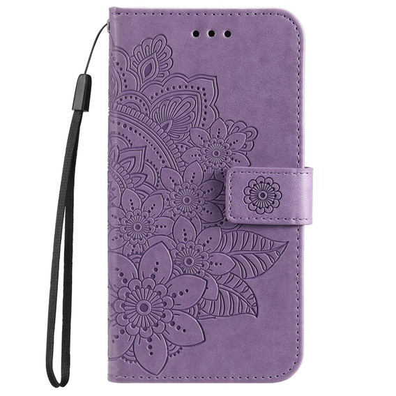 Etui z klapką do Samsung Galaxy A53 5G, Mandala Flower, fioletowe