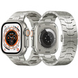 Bransoleta do Apple Watch 1/2/3/4/5/6/7/8/9/10/11/SE Ultra 1/2/3 42/44/45/46/49mm, Srebrna
