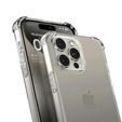 Etui do iPhone 16 Pro, Erbord Dropproof, przezroczyste + Szkło