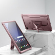 Etui pancerne do Galaxy Tab A9+ Plus, Dexnor Full Body, różowe