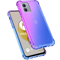 Etui Gradient Dropproof do Motorola Moto G73 5G, Fioletowe / niebieskie