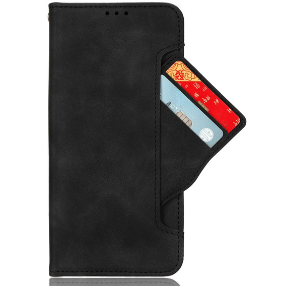 Etui z klapką do Samsung Galaxy M34, Card Slot, czarne