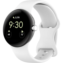 Pasek Silikonowy do Google Pixel Watch 3 45mm, Biały