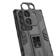 Etui do Samsung Galaxy S22 Ultra 5G, Military kickstand, czarne