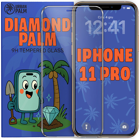 Szkło Hartowane Diamond Palm do iPhone 11 Pro