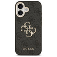 Etui GUESS do iPhone 17, 4G Big Metal Logo, czarne