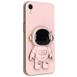 Etui do iPhone XR, Astronaut, różowe