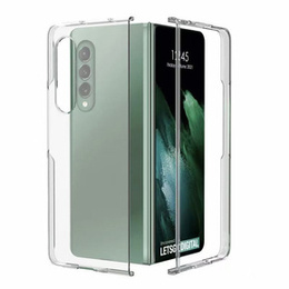 Etui Rubberized Hard PC Shell do Samsung Galaxy Z Fold3 5G, Clear White