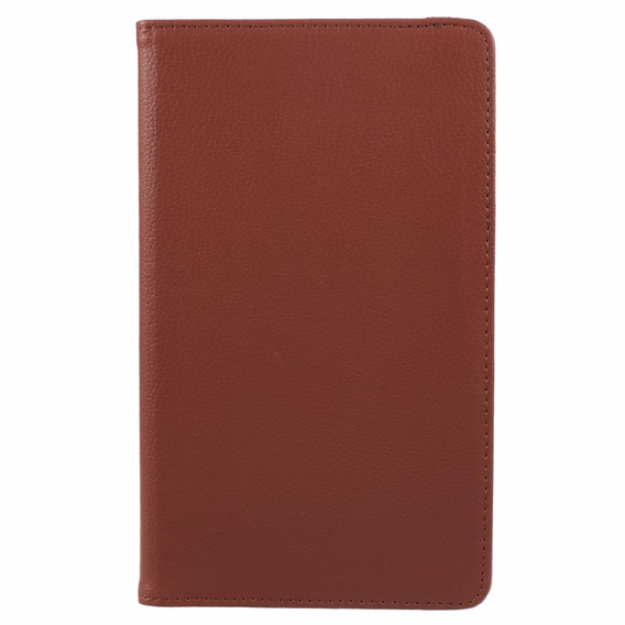 Etui do Samsung Galaxy Tab A11/A9, Obrotowe 360, brązowe