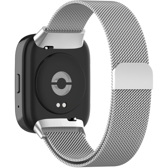 Pasek Bransoleta Milanese do Xiaomi Redmi Watch 3 Active, Srebrna