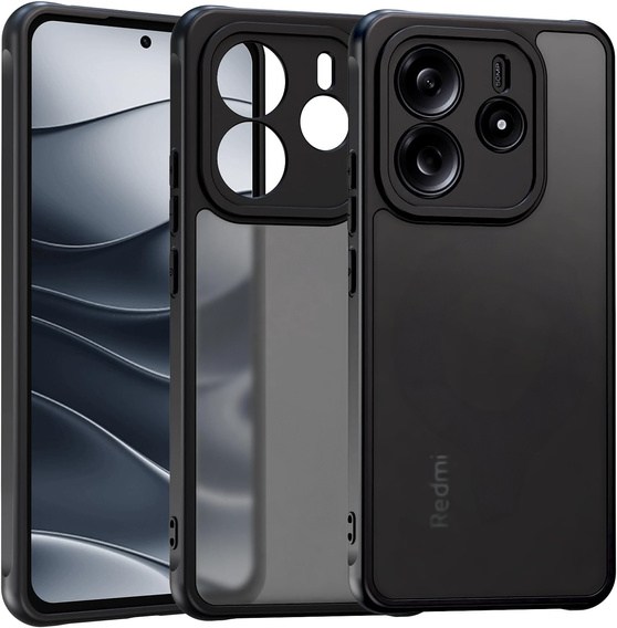 Etui do Xiaomi Redmi Note 14 4G, Fusion Hybrid, matowe