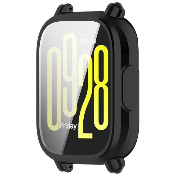 2w1 Etui z Osłoną na ekran do Xiaomi Redmi Watch 5 Active, Czarne
