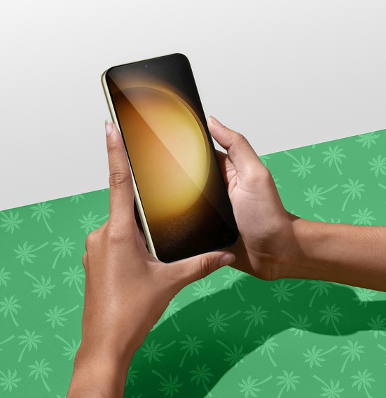 Szkło hartowane 5D Full Glue Smart Palm do Samsung Galaxy S23