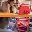 Etui dla dzieci do Lenovo Tab M11, dziecięce z uchwytem, czerwone