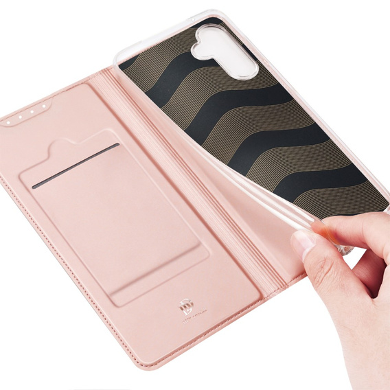 Etui Dux Ducis do Samsung Galaxy A34 5G, Skinpro, różowe rose gold