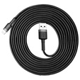Baseus kabel Cafule USB - Lightning 3,0 m 1,5A - szaro-czarny
