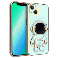 Etui do iPhone 13, Astronaut, miętowe