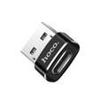Adapter HOCO UA6 OTG USB-A (męski) do USB-C (żeński) – czarny