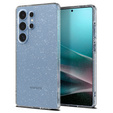 Etui Spigen do Samsung Galaxy S25 Ultra, Liquid Crystal Glitter, przezroczyste + Szkło hartowane
