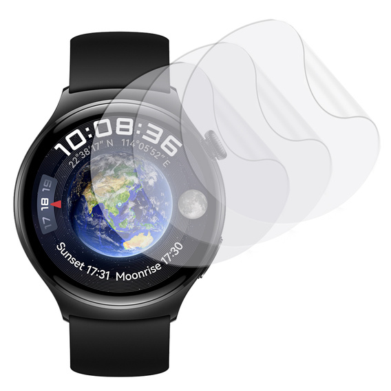 3x Folia Hydrożelowa ERBORD do Huawei Watch 4