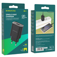 Borofone BN1 Innovative – ładowarka sieciowa USB-A 2,1 A - czarna