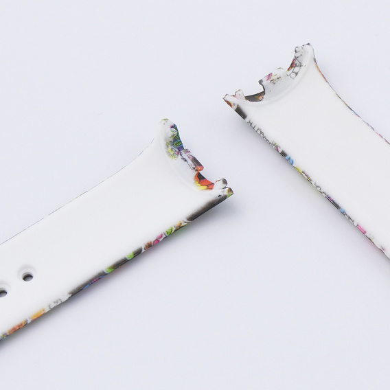 Pasek Silikonowy do Xiaomi Smart Band 10 / 9 / 8, Kolorowe czaszki