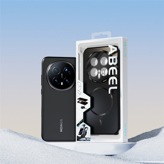 Etui ochronne do Honor Magic 8 Pro, do MagSafe, czarne