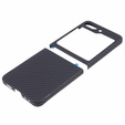 Etui do Samsung Galaxy Z Flip5 5G, karbonowe Carbon Fiber, czarne