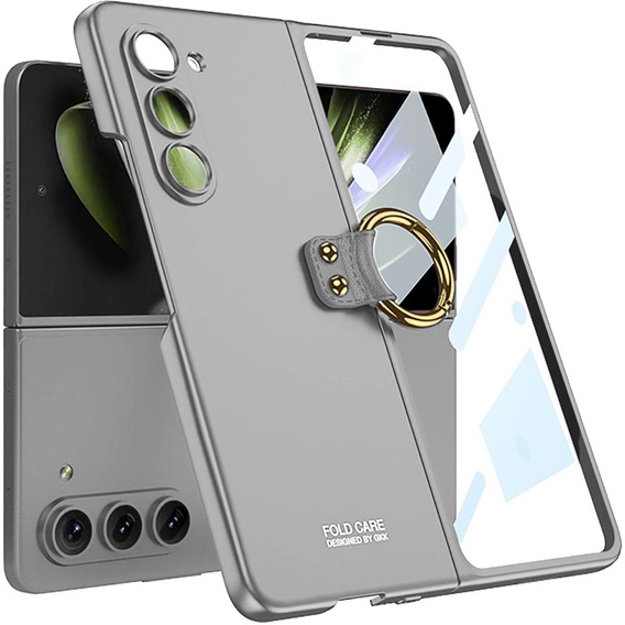 Etui do Samsung Galaxy Z Fold 5 5G, GKK Slim Case, szare