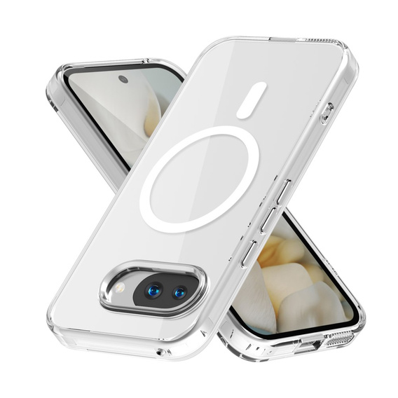 Etui do Google Pixel 9a – przezroczyste z funkcją MagSafe, przezroczyste
